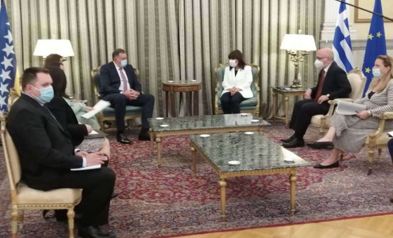 Radna posjeta Grčkoj! Dodik na sastanku sa predsjednikom, evo šta je još u planu
