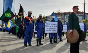 Rudari pred Vladom u Sarajevu: Ovo je tek početak borbe VIDEO