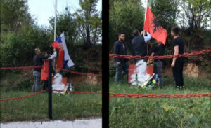 Video se širi društvenim mrežama! Skinuli srpsku trobojku i podigli zastavu Albanije
