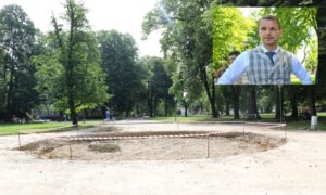 Novi rok za fontanu: I bez radnika u parku, Stanivuković tvrdi da su radovi u toku