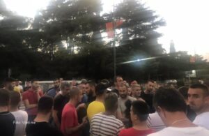 U Podgorici održan protest u znak podrške uhapšenom Jovanoviću