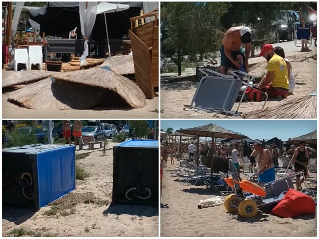 Tornado protutnjao grčkim ljetovalištem: Četiri osobe povrijeđene u Halkidikiju