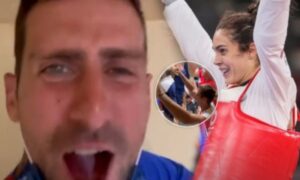 Srbiji donijela zlato! Đoković pokazao kako se slavi uspjeh Milice Mandić VIDEO