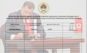 Dodik pokrenuo peticiju o neprihvatanju nametnutog Inckovog zakona