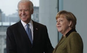 Susret – “oči u oči”: Džo Bajden dočekao Angelu Merkel u Bijeloj kući
