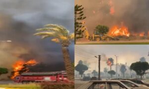 Bukti vatra u poznatom turskom ljetovalištu: Turisti bježe sa plaža VIDEO