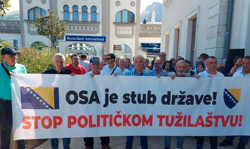 Protest u Mostaru