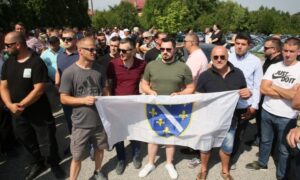 Protesti u Sarajevu i Mostaru zbog hapšenja Osmice: Podrška uhapšenom direktoru OBA
