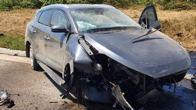 Nesreća na autoputu kod Prnjavora: Jedno lice teško povrijeđeno