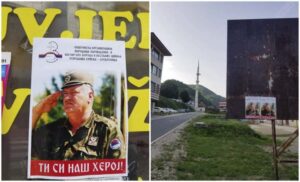 U Srebrenici osvanuli plakati Ratka Mladića