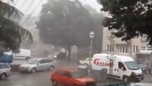 Snažno nevrijeme pogodilo Trebinje: Jak vjetar lomio grane drveća VIDEO