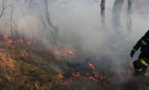 Gori i na miniranom području! Požar se na području Jablanice proširio i približio naselju