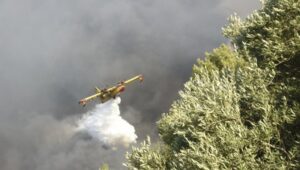Kanader letio da ugasi požar, pa se srušio na ostrvo Zakintos