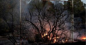 Izbio požar na prostoru bivše kasarne u Šibeniku, vatru gasi 20 vatrogasaca sa 7 vozila