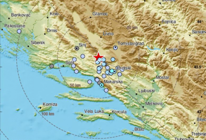 Nakon Siska opet trese: Novi zemljotres na granici BiH i Hrvatske