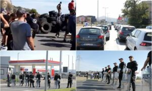 “Neće Joanikije na Cetinje”: Komite blokiraju put, mnogi zarobljeni u kolonama VIDEO