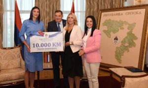 Predstavnici Srpske ugostili odbojkašicu: Hvala Tijani što pronosi slavu Srpske i Srbije