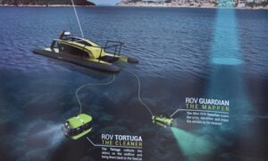 Koristi bespilotne letjelice za nadzor: Testiran sistem robota za skupljanje otpada u moru