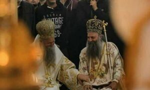 Patrijarh Porfirije: Moleći se za mir ustoličio sam mitropolita Joanikija