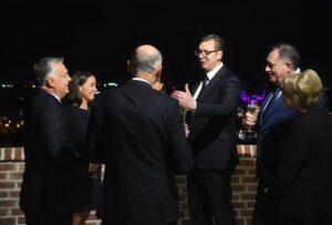 Dodik i Vučić na večeri koju je organizovao mađarski premijer Orban