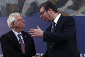Vučić razgovarao sa Boreljom: Pričalo se o dešavanjima na sjeveru KiM