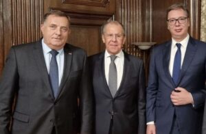 Radna večera na Andrićevom vencu: Lavrov i Dodik gosti kod Vučića