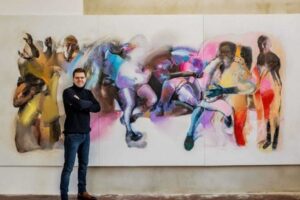 Predstavljeno 50 slika: Otvorena samostalna izložba slikara Marka Kusmuka sa Pala