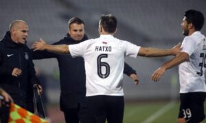 Crno bijeli dobro prošli: Partizan na prašku Spartu