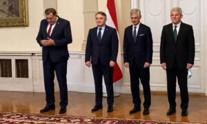Dodik nakon sastanka Predsjedništva sa austrijskim ministrom: BiH je bezbjedna, ali ne i jedinstvena