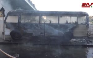 Autobus naišao na mine, 13 vojnika poginulo: Teroristički napad u Damasku FOTO