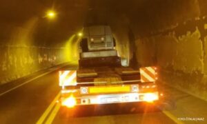 Sudar u tunelu: Jedna osoba povrijeđena