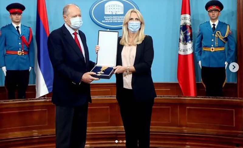 Od predsjednice Srpske Orden časti sa zlatnim zracima: Cvijanovićeva odlikovala ruskog doktora