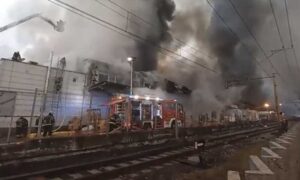 U skladištu izbio požar: Dijelom slovenačke prestonice širi se gust dim VIDEO