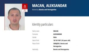 Interpol objavio crvenu potjernicu za Macanom: Traži se zbog ubistva i teške krađe