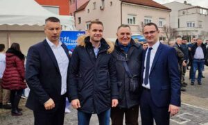 Nešić, Stanivuković i Glamočak uz njega: Predojević najavio pobjedu i promjene u Prijedoru