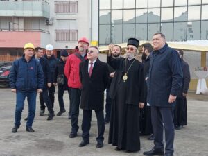 Temelji osveštani prije tri godine: Dodik, Kalabuhov i episkop Jefrem na gradilištu srpsko-ruskog hrama u Banjaluci
