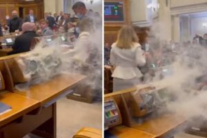 Požar u Parlamentu: Zapalila se oprema za glasanje VIDEO