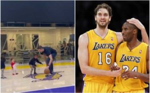 Video koji je raznježio mnoge: Pau Gasol igra košarku sa kćerkicama Kobija Brajanta