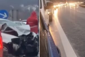 Stvorene velike gužve: Sudar dva vozila, ima povrijeđenih VIDEO