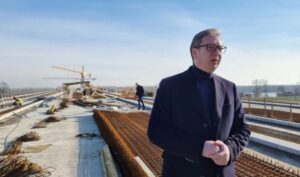 Vučić obišao radove mosta na Savi: Divno izgleda i mislim da je nevjerovatno