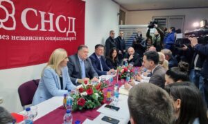 Dodik, Tegeltija i Cvijanovićeva u Mostaru: Sastanak sa predstavnicima srpske zajednice