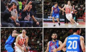 Nisu im pomogli ni Đoković ni publika: Košarkaši Crvene zvezde izgubili od Barselone