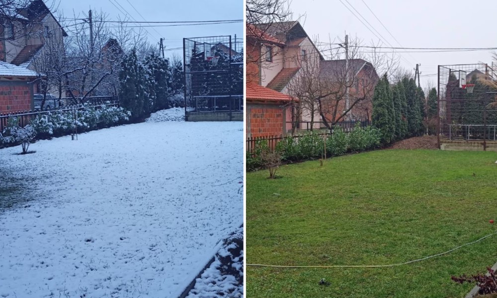 Sa čudima prirode “nema šale”: Noć “pomela” bijeli pokrivač u ovom dijelu Srpske FOTO