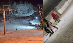Neviđeno noćno skijanje: Golišav niz padine Jahorine VIDEO