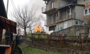 Izbio požar na Paprikovcu: Gorjela pušnica