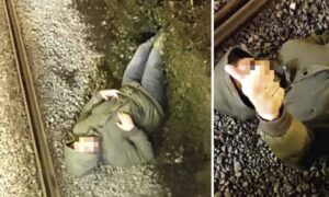 Legao na prugu i zamalo poginuo:  Vozač tramvaja stao u zadnji čas VIDEO