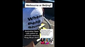 Novi skandal u Melburnu: Zabranjena podrška nestaloj teniserki iz Kine VIDEO