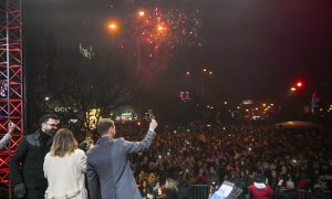 Sjajna atmosfera na Trgu Krajine: Banjaluka dočekala Novu 2022. godinu