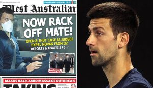 Skandalozna naslovna stranica tabloida: Novače, marš iz Australije FOTO