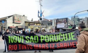 Građani poslali jasnu poruku: Novi protesti protiv projekta Jadar i kompanije Rio Tinto